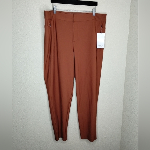 ATHLETA Stellar Skinny Trouser Ancient Mahogany Pants Plus Size 20 - Picture 2 of 8